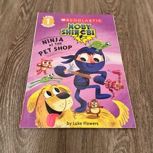 Scholastic Moby Shinobi Pet Shop Adventure - Purple and Yellow Children’s Books